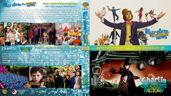 Willy Wonka / Charlie and the Chocolate Factory Double Feature