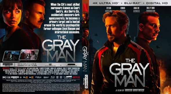 The Gray Man (2022) DVD Free Shipping