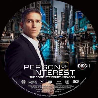 Person of Interest - Season 4; disc 1