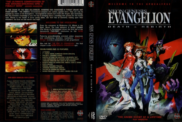 Covercity Dvd Covers Labels Evangelion Death Rebirth