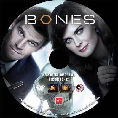 CoverCity - DVD Covers & Labels - Bones - Season 6; disc 3