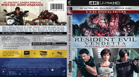 Resident Evil: Vendetta 4K