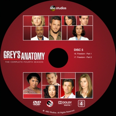 Grey's Anatomy - Season 4; disc 5