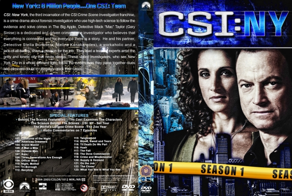 CSI: NY - Season 1 (spanning spine)