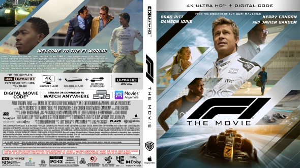 F1 The Movie 4K Cover