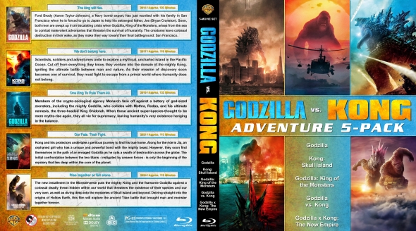 Godzilla vs. Kong Adventure 5-Pack