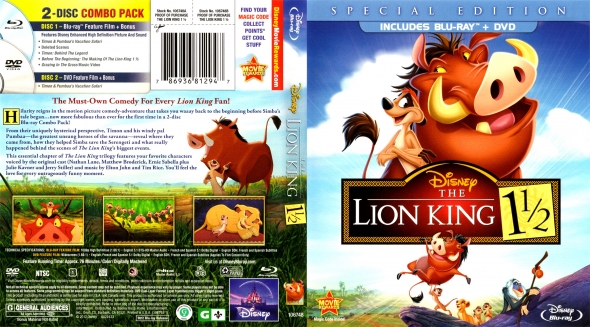 CoverCity - DVD Covers & Labels - The Lion King 1½