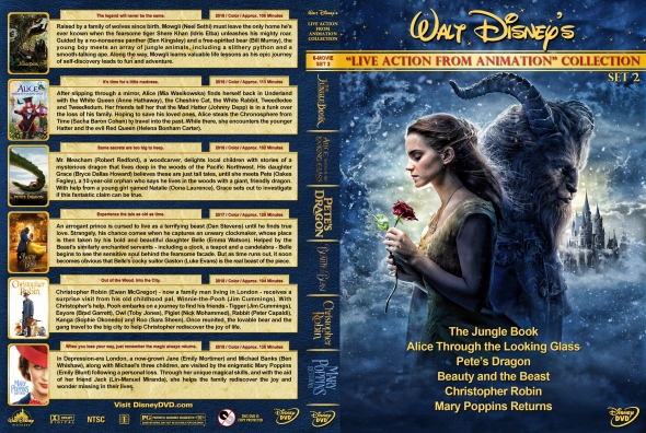 Walt Disney “Live Action from Animation” Collection - Set 2