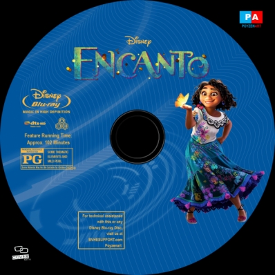 My Blu-ray Cover: Disney's Encanto by InkArtWriter on DeviantArt