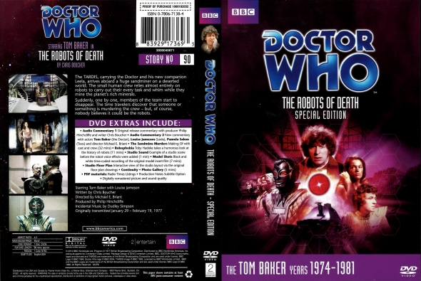 CoverCity - DVD Covers & Labels - Doctor Who - The Robots of Death