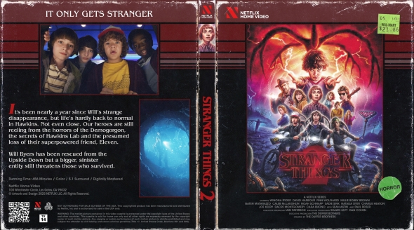 CoverCity - DVD Covers & Labels - Stranger Things - Season 2