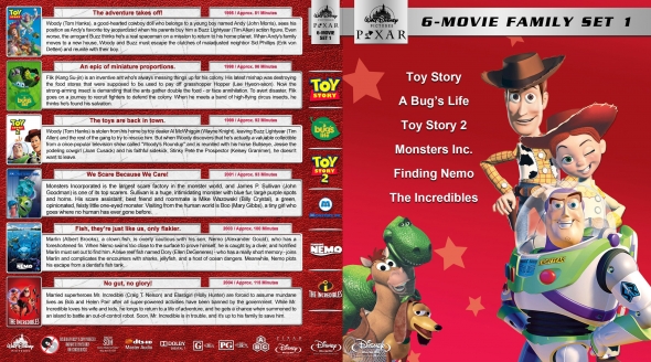 Disney - Pixar Collection - Set 1