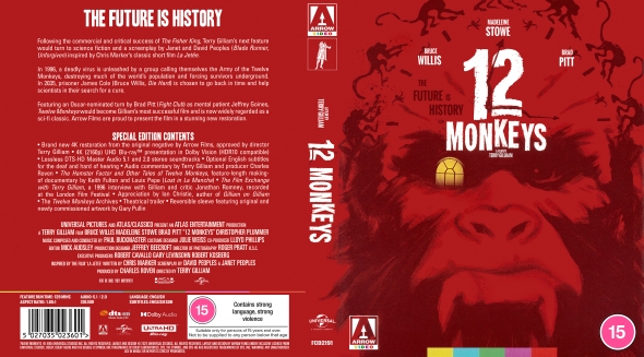 CoverCity - DVD Covers & Labels - Twelve Monkeys 4K