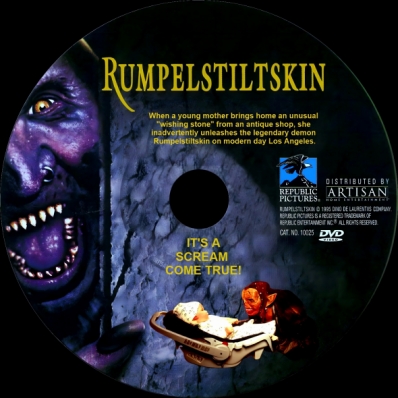 Rumpelstiltskin (1995) Custom DVD Disc Cover