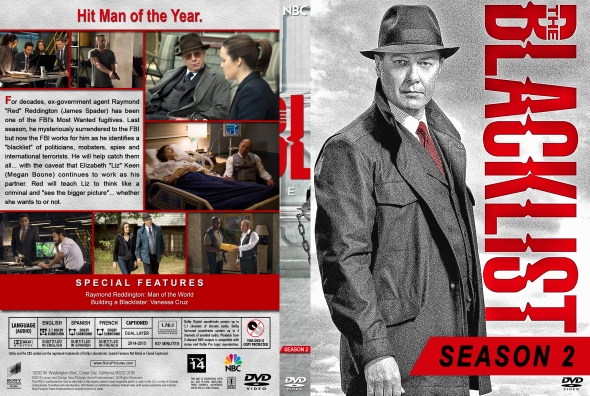 The Blacklist - Season 2 (spanning spine)