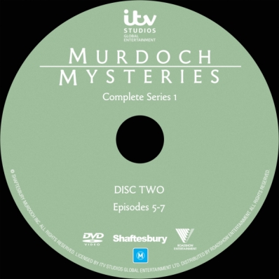 Murdoch Mysteries - Season 1; disc 2