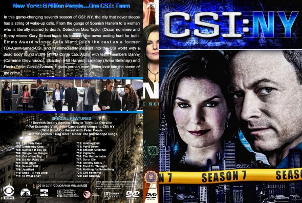 CSI: NY - Season 7 (spanning spine)